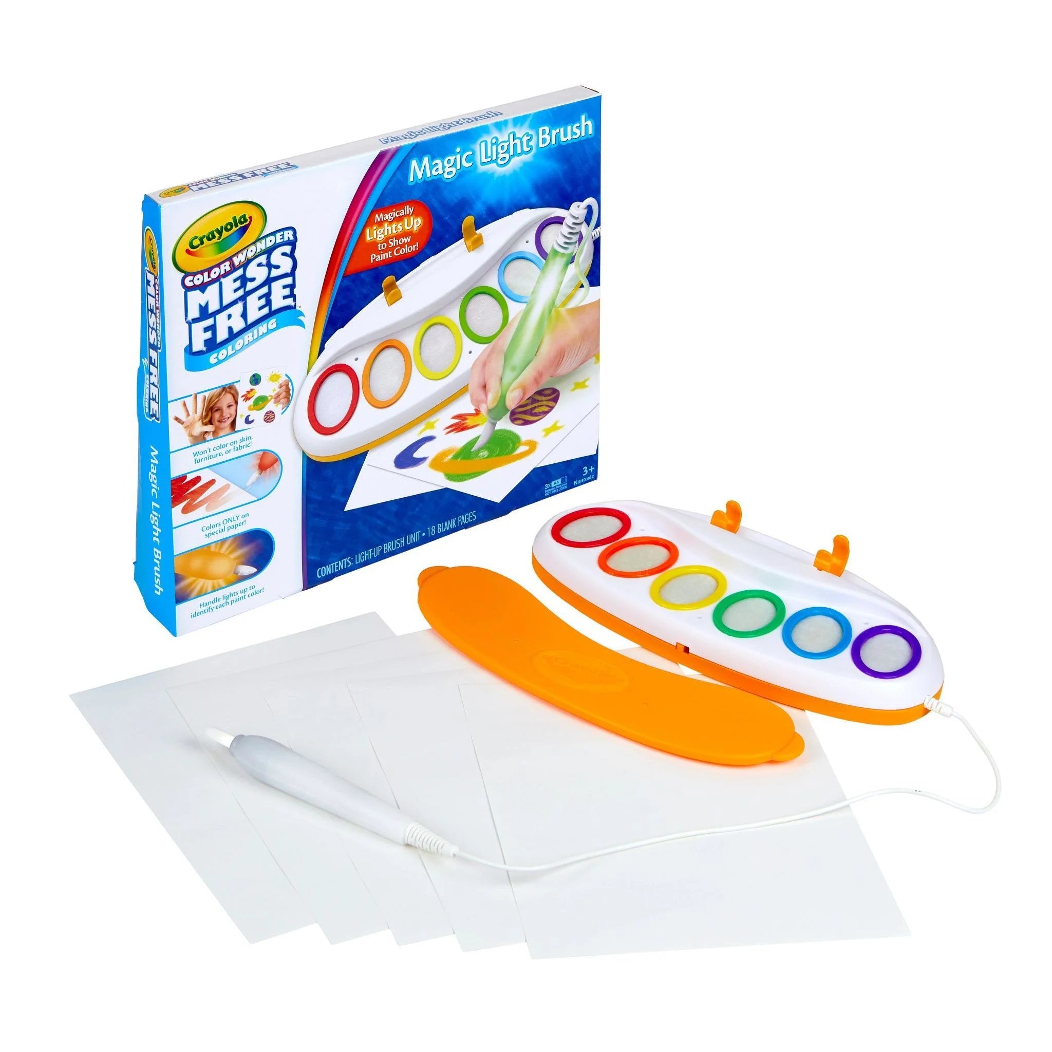Color Wonder Magic Light Brush - Mess-Free Painting Set for Kids Aged 3 and Up!
