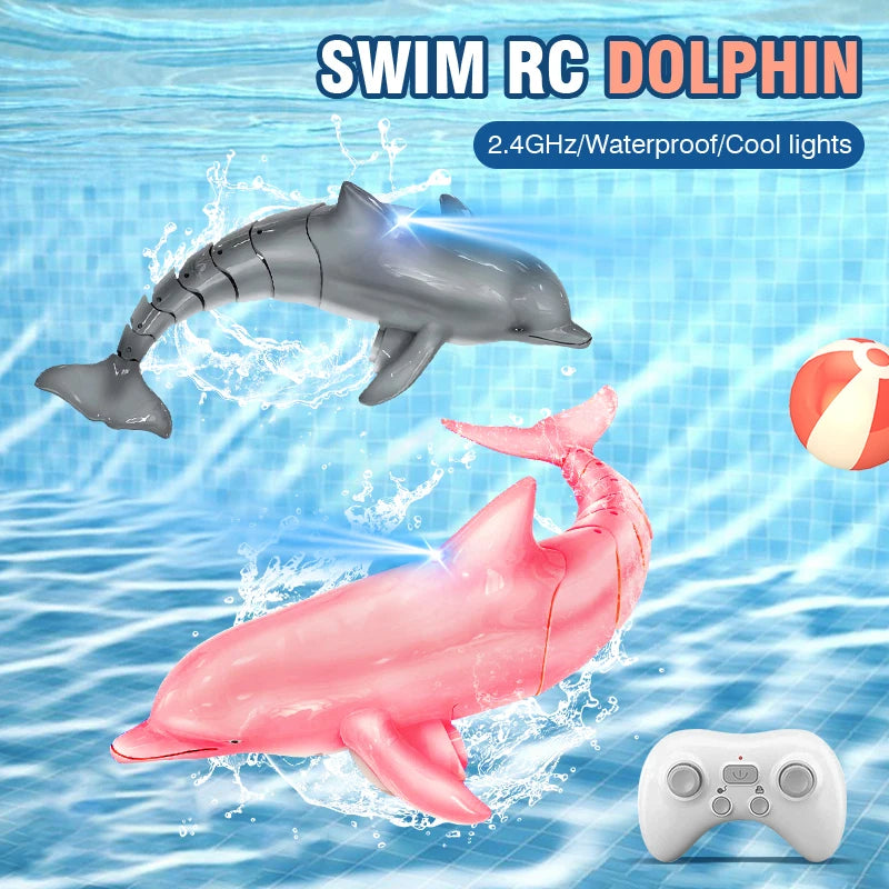 Exciting Remote Control Dolphin, Shark & Manta Ray - Ultimate 2.4G Electric Water Toy for Kids Aged 6-12!