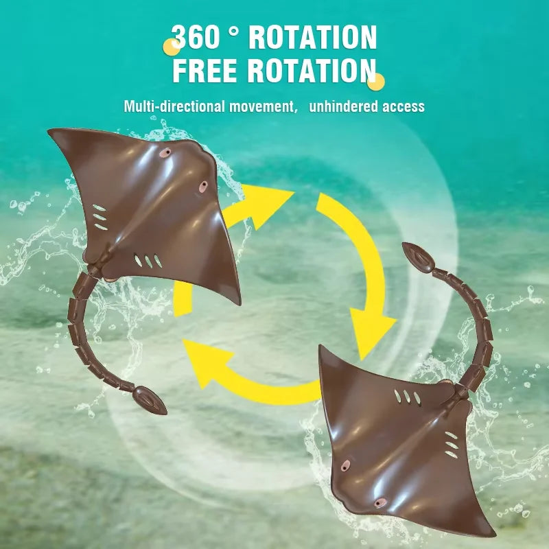 Exciting Remote Control Dolphin, Shark & Manta Ray - Ultimate 2.4G Electric Water Toy for Kids Aged 6-12!