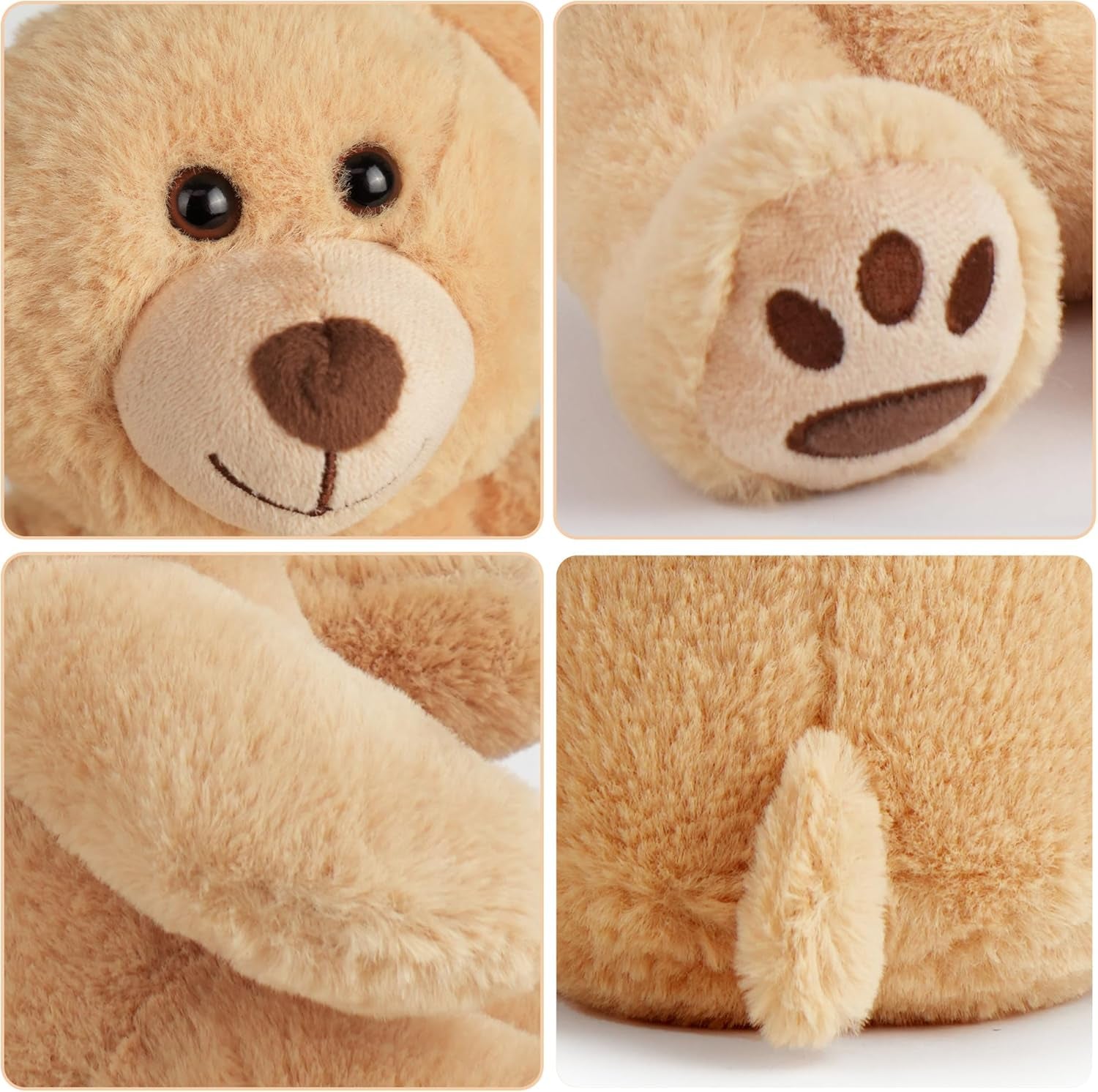 Cuddle Up with Our Adorable 10-Inch Teddy Bear Plush Toy - Perfect Gift for Kids and Toddlers!