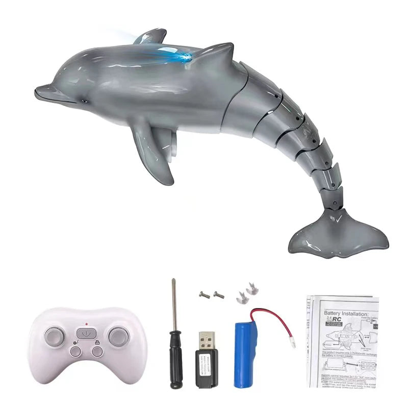 Exciting Remote Control Dolphin, Shark & Manta Ray - Ultimate 2.4G Electric Water Toy for Kids Aged 6-12!