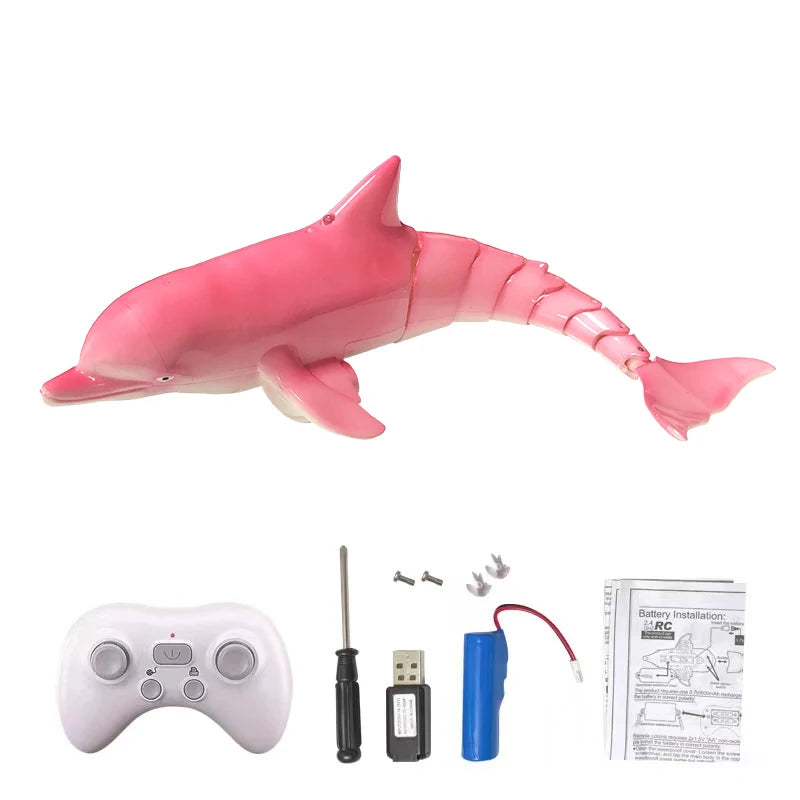 Exciting Remote Control Dolphin, Shark & Manta Ray - Ultimate 2.4G Electric Water Toy for Kids Aged 6-12!