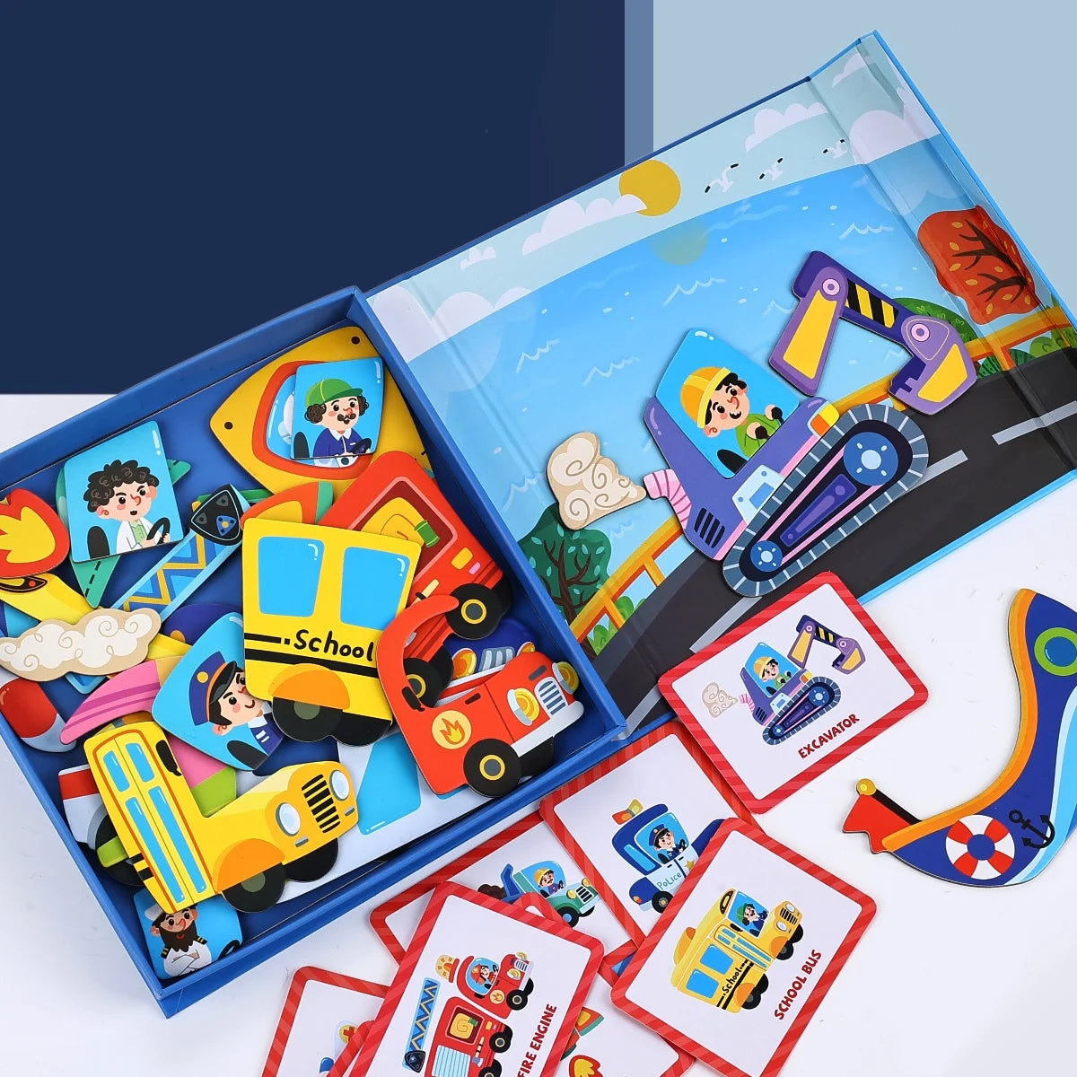 Magnetic Dress-Up Puzzle Toys for Kids - Spark Imagination and Creativity in Boys and Girls Aged 3-6, Perfect for Travel and Gift Giving!