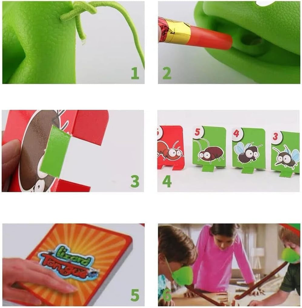 Frog Mask Blow Tongue Game Set - Unleash Fun with 4 Multiplayer Masks for Lively Parties!