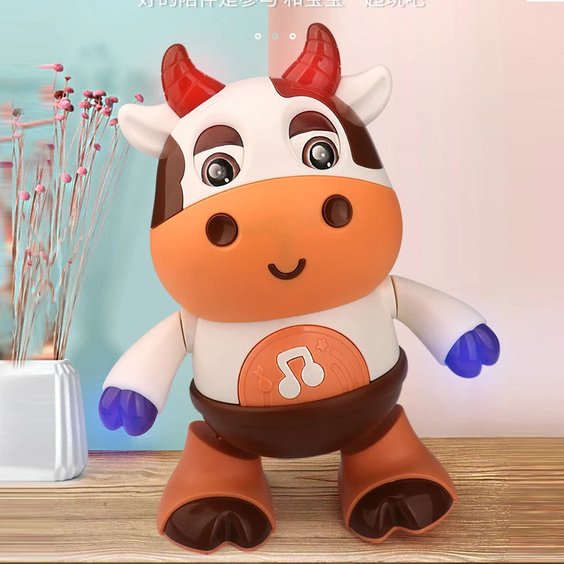 Interactive Dancing Cow Toy - The Ultimate Musical Companion for Toddlers This Christmas!