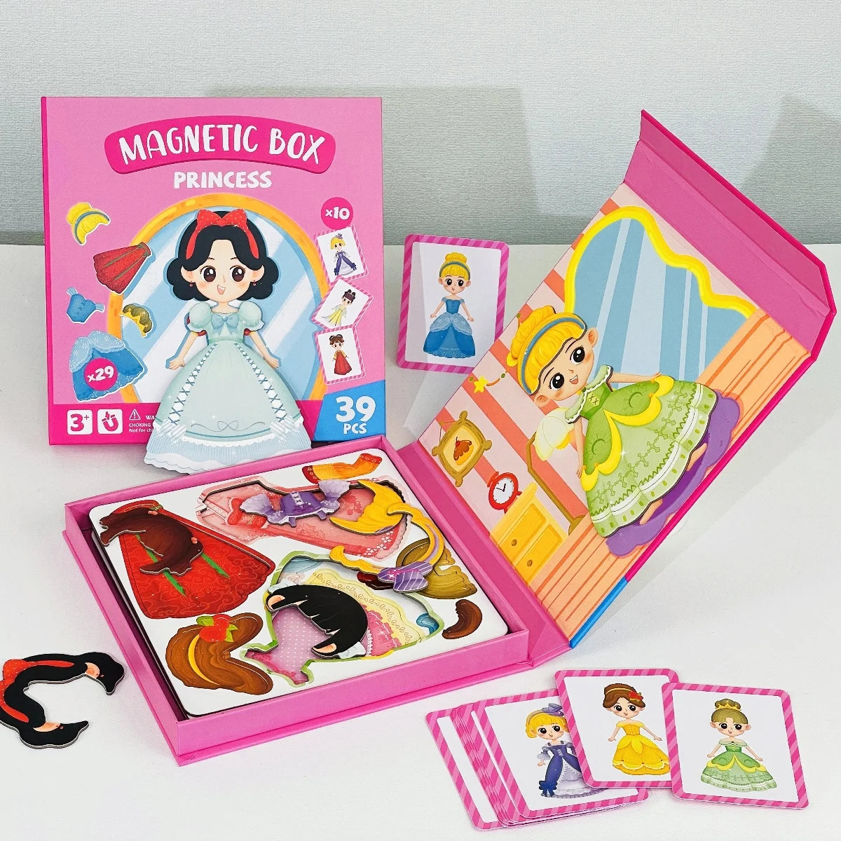 Magnetic Dress-Up Puzzle Toys for Kids - Spark Imagination and Creativity in Boys and Girls Aged 3-6, Perfect for Travel and Gift Giving!