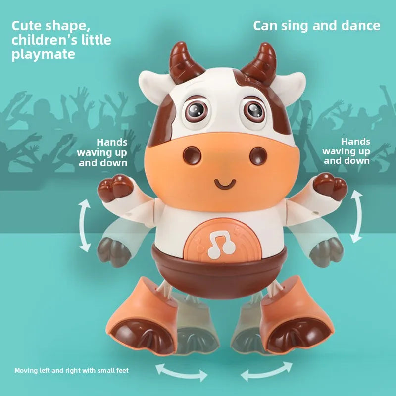 Interactive Dancing Cow Toy - The Ultimate Musical Companion for Toddlers This Christmas!