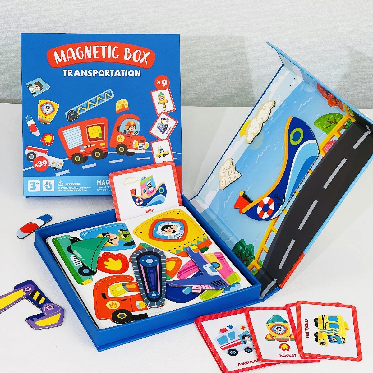 Magnetic Dress-Up Puzzle Toys for Kids - Spark Imagination and Creativity in Boys and Girls Aged 3-6, Perfect for Travel and Gift Giving!